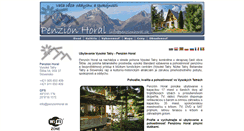 Desktop Screenshot of penzionhoral.sk